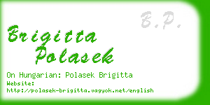 brigitta polasek business card